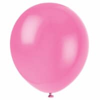 5 Fuchsia Pink Balloons Party Decorations Birthday Wedding Helium Air Plain