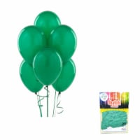 100 Dark Green Pearlised Latex Balloons Birthday Anniversary Party Decorations Plain
