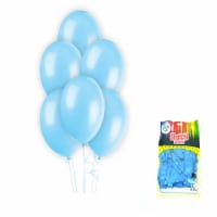 12  High Quality Light Blue Helium/Latex Balloons Birthday Wedding Party Deco Plain