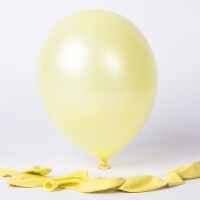 25 pcs 12  Metallic Yellow Colour Latex balloons birthday party celebrations