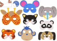 Kids Foam Animal Masks Dressing Up Party Loot bag fillers Jungle partys Toys