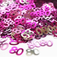Shatchi 14g 80th Pink Happy Birthday Party Glitz Table Confetti Sprinkles Decorations