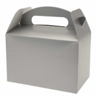 10 pcs Silver Party Box Kids Birthday Party Lunch Boxes Kids Party Supply