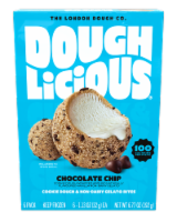 Doughlicious Chocolate Chip Cookie Dough & Gelato Bites (6x1.13 OZ) Perspective: Main