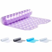 TranquilBeauty Non-Slip Bath Mat Purple | 100x40cm/40x16in, Machine-Washable