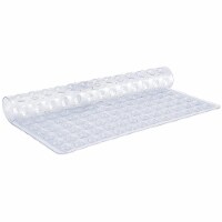 Tranquil Beauty Clear Square Shower Mat 53x53cm/21x21in | Anti-Slip, Machine-Washable