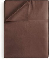 CGK Linens Single Flat Sheet/Top Sheet Double Brushed Microfiber - King - Brown Perspective: Main