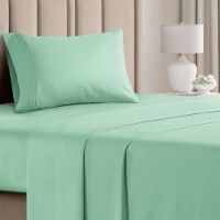 CGK Linens 3 Piece Microfiber Sheet Set - Twin - Spa Blue
