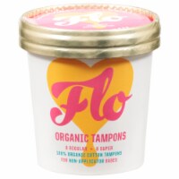 FLO Non-Applicator Organic Tampons