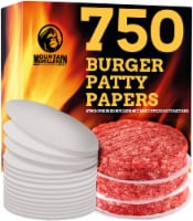 Mountaingrillers Burger Patty Paper - 750 Sheets for Easy Release