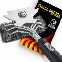 MOUNTAIN GRILLERS Wire Brush Grill Brush - Durable Bristles & Sharp Scraper
