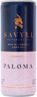Savyll® Non-Alcoholic Paloma Flavored Sparkling Cocktail Perspective: Main