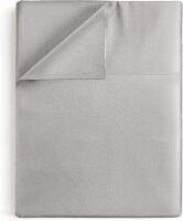 CGK Linens Single Cotton Flat Sheet/Top Sheet 400 Thread Count - King - Light Grey
