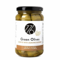 776 Deluxe Green Olives Stuffed with Almond in Brine