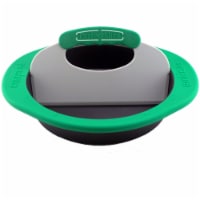 BergHOFF Perfect Slice Round Cake Pan with Tool - 2 Piece - Green/Black