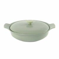 BergHOFF Cast Iron Covered Deep Skillet - Green