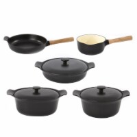 BergHOFF Ron Cast Iron Cookware Set - Black