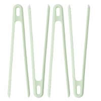 BergHOFF Leo Silicone Grill Tongs - 4 Pack - Mint