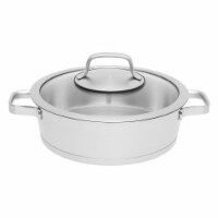 BergHOFF Stainless Steel Covered Deep Skillet