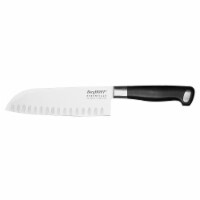 BergHOFF Essentials Stainless Steel Gourmet Scallopped Santoku Knife