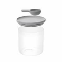 BergHOFF Leo Glass Food Container with Spoon - Grey