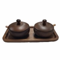 BergHOFF Acacia Wood Spice Jar Set