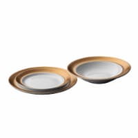 BergHOFF Gem Plate Set - White/Gold
