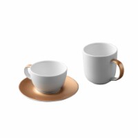 BergHOFF Gem Coffee and Tea Set - White/Gold