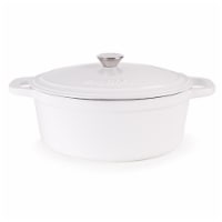 BergHOFF Cast Iron Casserole Pan - White