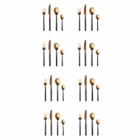 BergHOFF Flatware Set - Black/Gold Plated