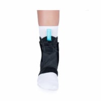 Ossur FormFit Black Ankle Brace with Figure 8 Large Lace Up for the Foot B-212000004