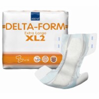 Abena Delta-Form Adult Incontinence Brief XL Moderate Absorbency Contoured, 308875, 60 Ct