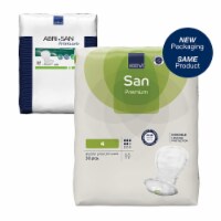 Abena Abri-San Premium 4 Unisex Incontinent Pad 15.4  L 28 Ct