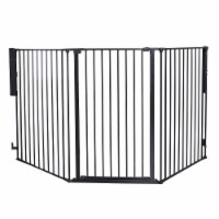 Scandinavian Pet Design Flex Large and Extra Tall 35-88 Inch Safety Gate, Black