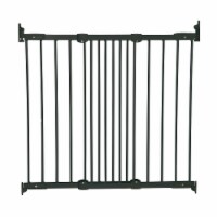 Scandinavian Pet FlexiFit Metal Adjustable 42 Inch Wall Mount Safety Gate, Black