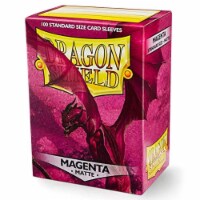 Arcane Tinmen ATM11026 Disney Princess Dragon Shield Matte Magenta Card Games - 100 Count