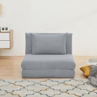 Santa Convertible Chair: Cozy, Multi-Purpose Furniture for Living Room, Den, or Spare Room |