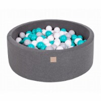 MeowBaby Large Round 35 x 11.5 Inch Baby Foam Ball Pit with 200 2.75 Inch Balls Perspective: Main