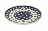 Blue Rose Polish Pottery Nature Saucer