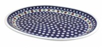 Blue Rose Polish Pottery Nature Large Serving Platter