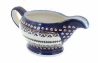 Blue Rose Polish Pottery Daisy Gravy Boat