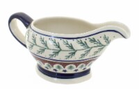 Blue Rose Polish Pottery Evergreen Gravy Bowl