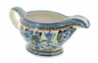 Blue Rose Polish Pottery Ballina Gravy Boat