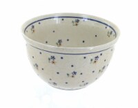 Blue Rose Polish Pottery Country Meadow Small Mixing Bowl