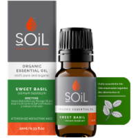 SOiL Organic Basil Essential Oil (Ocimum Basilicum) 10ml