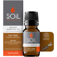 SOiL Organic Tea Tree Essential Oil (Melaleuca Alternifolia) 10ml