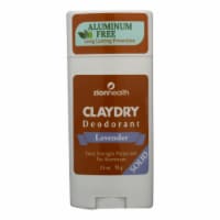 Zion Health Adama Minerals Clay Deodorant Lavender - 2.5 oz - Pack of 3