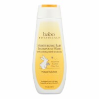 Babo Botanicals - Moisturizing Baby Shampoo and Wash - Oatmilk Calendula - 8 fl oz