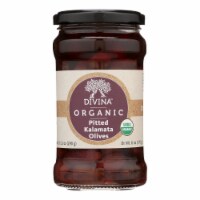 Divina - Organic Pitted Kalamata Olives - Case of 6 - 6 oz.
