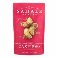 Sahale Snacks Cashews Glazed Nuts - Pomegranate and Vanilla - Case of 6 - 4 oz.